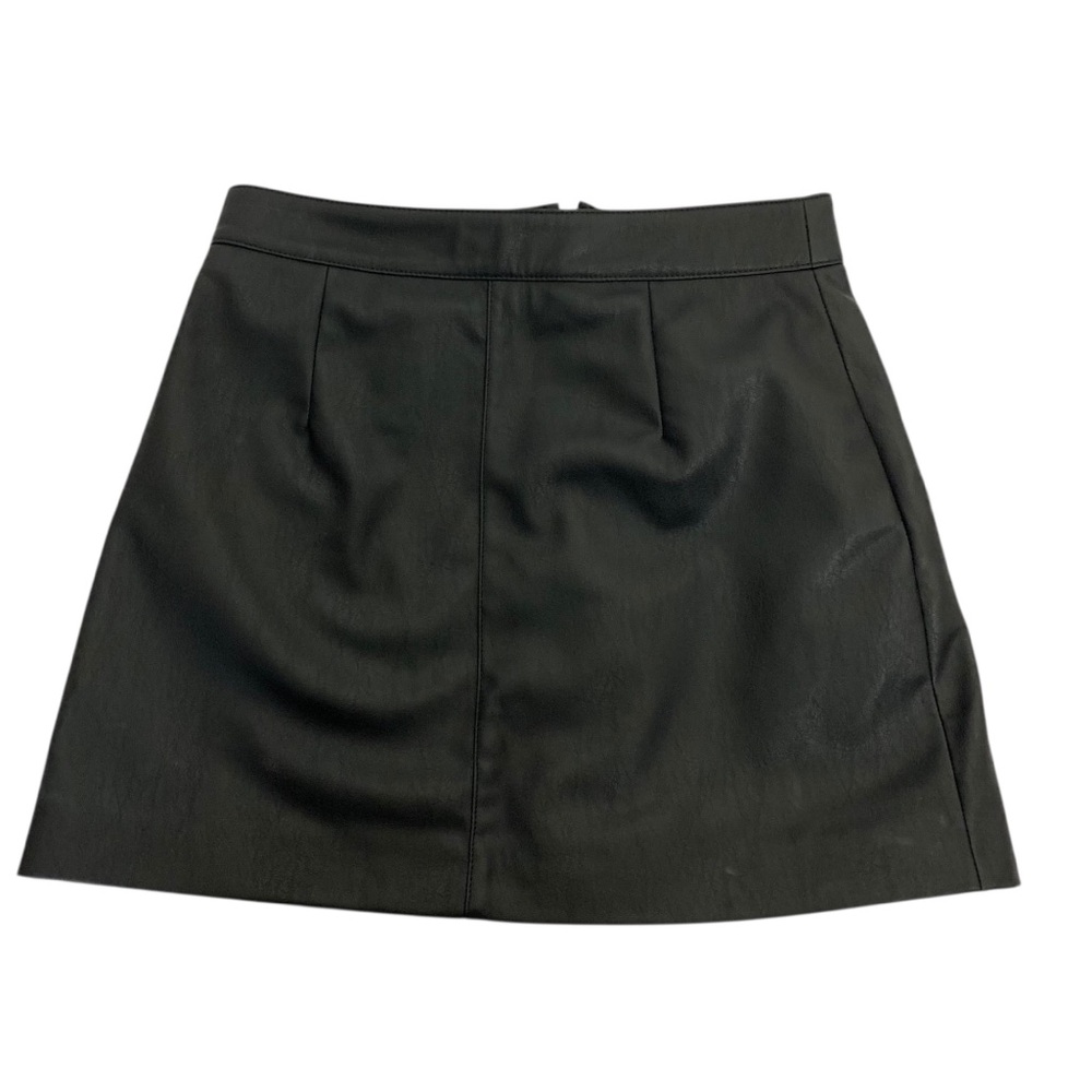 Allsaints black piper faux skirt size 4 - Picture 9 of 12